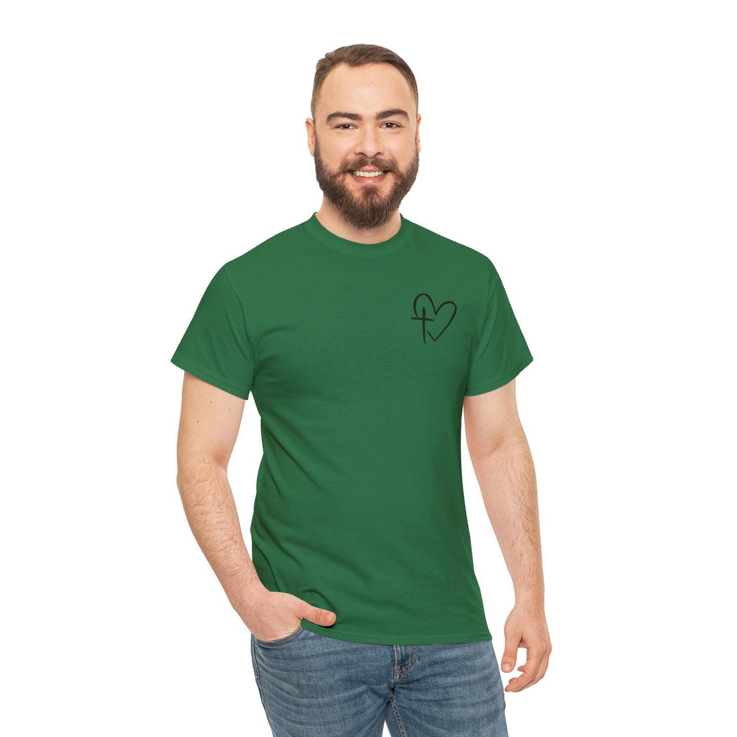 Believe In God's Love Unisex Heavy Cotton Tee - Prominent StylS of Sorts- PSS!