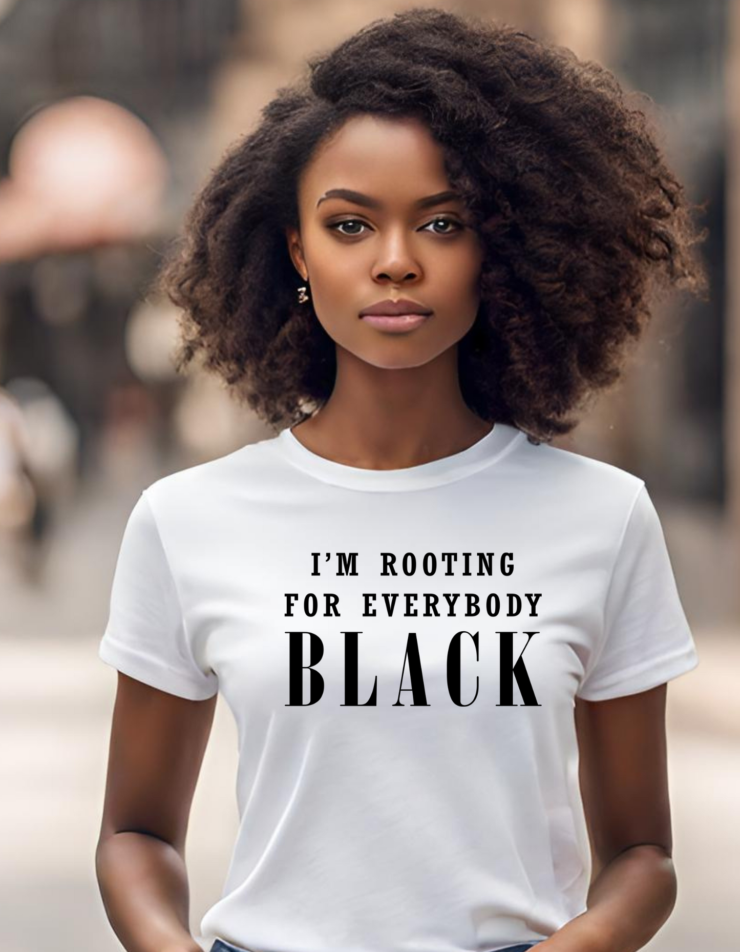 I'm Rooting For Everybody Black T-shirt, Juneteenth Apparel, Black History Graphic Shirt