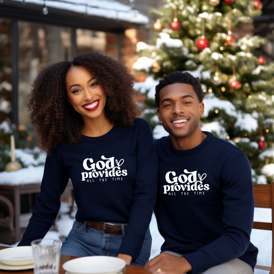 God Provides All The Time Long Sleeve Shirt, God Will Provide Unisex Shirt