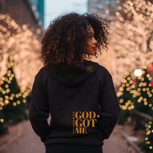 No Worries God Got Me Sweatershirt, God Got Me Hoodie, Unisex Comfort-Fit Crewneck Sweater