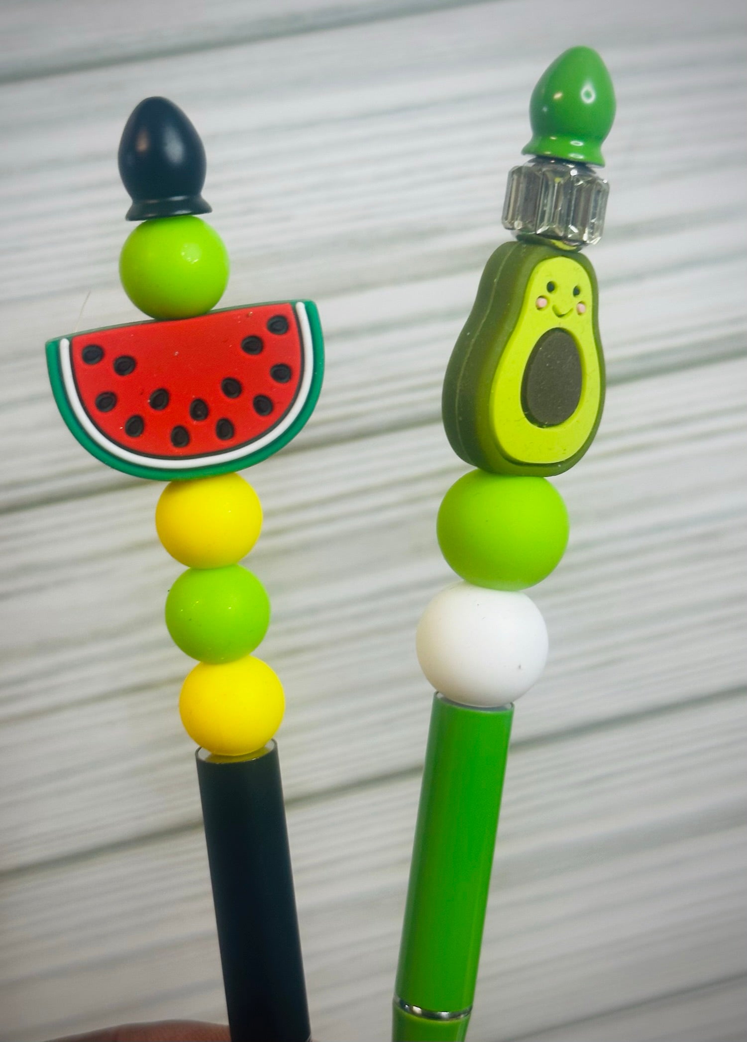 Silicon Focal Beadable, Retractable, Refillable Custom Ink Pens