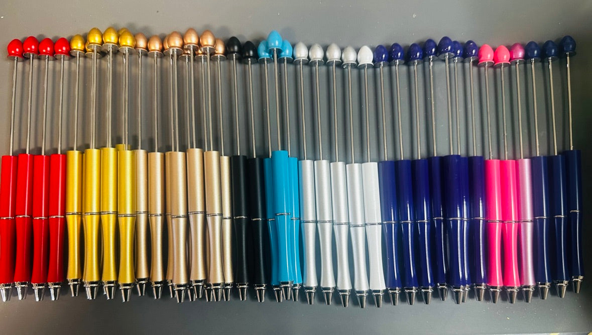 Silicon Focal Beadable, Retractable, Refillable Custom Ink Pens