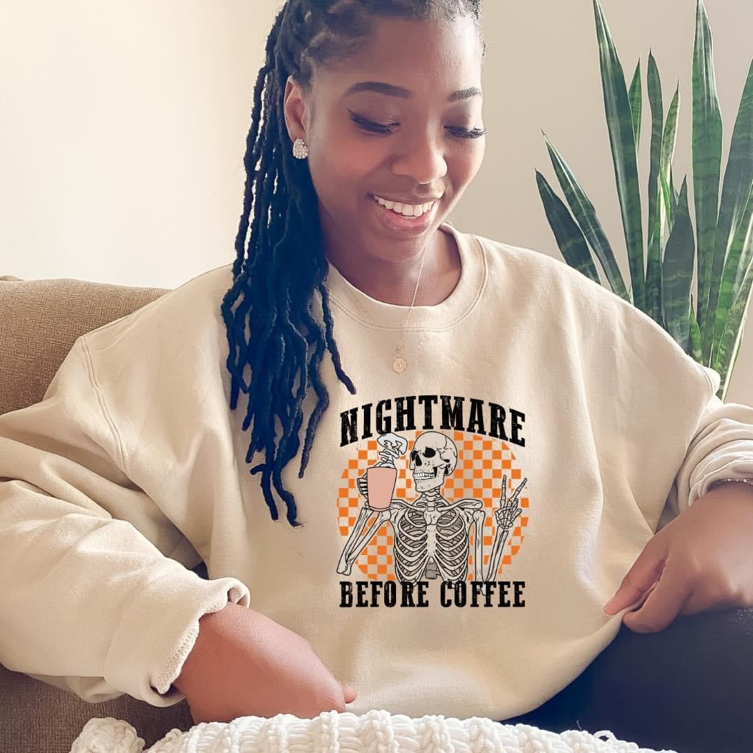 Nightmare Before Coffee Unisex Sweater - Prominent StylS of Sorts- PSS!