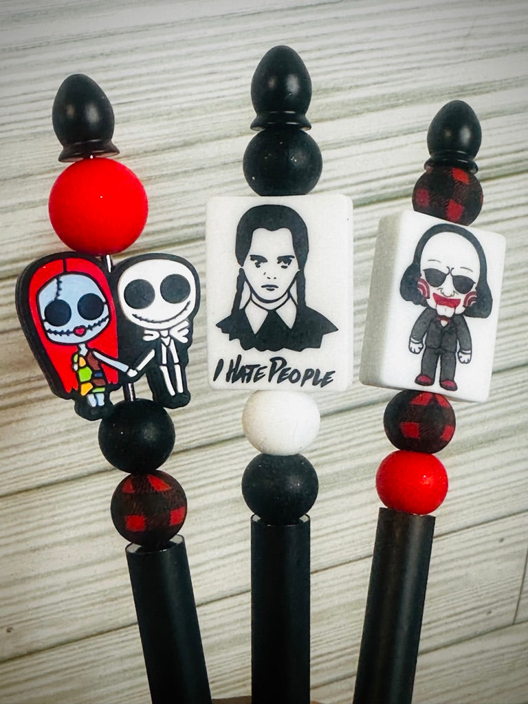 Silicon Focal Beadable, Retractable, Refillable Custom Ink Pens - Prominent Styles of Sorts- PSS!
