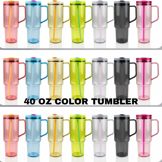 40oz Acrylic Tumbler, Oversized Cup
