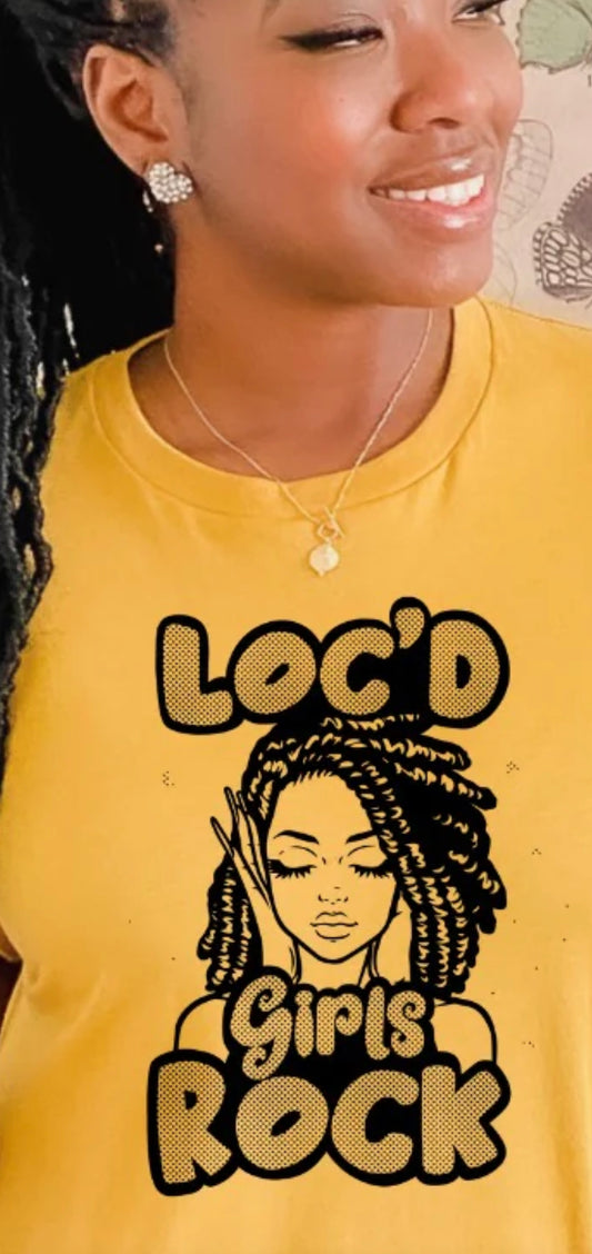 Loc’d Girls Rock Women Soft T-shirt - Prominent StylS of Sorts- PSS!