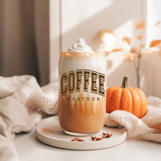 Coffee Weather Mug Glass Cup
