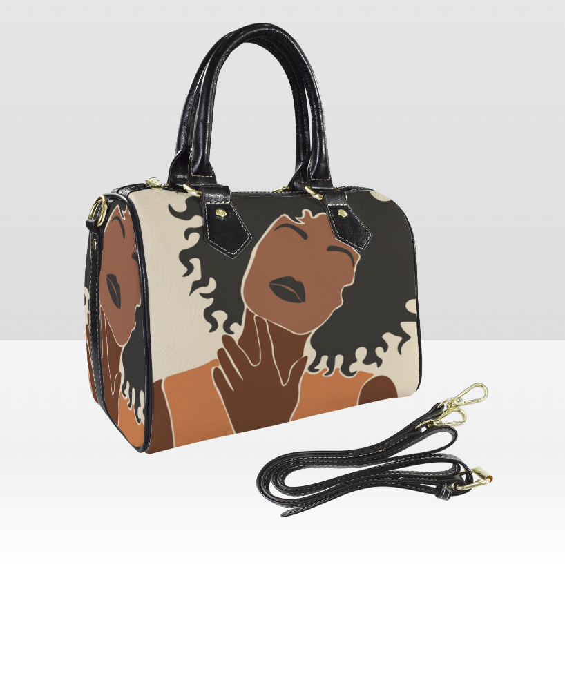 Gorgeous Dudu Egnima Handbag, Leather Tote Bag, Faceless Mysteries Women's Purse