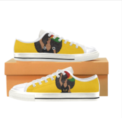 Low Top Canvas Sneakers - Keep Prominent Boutique