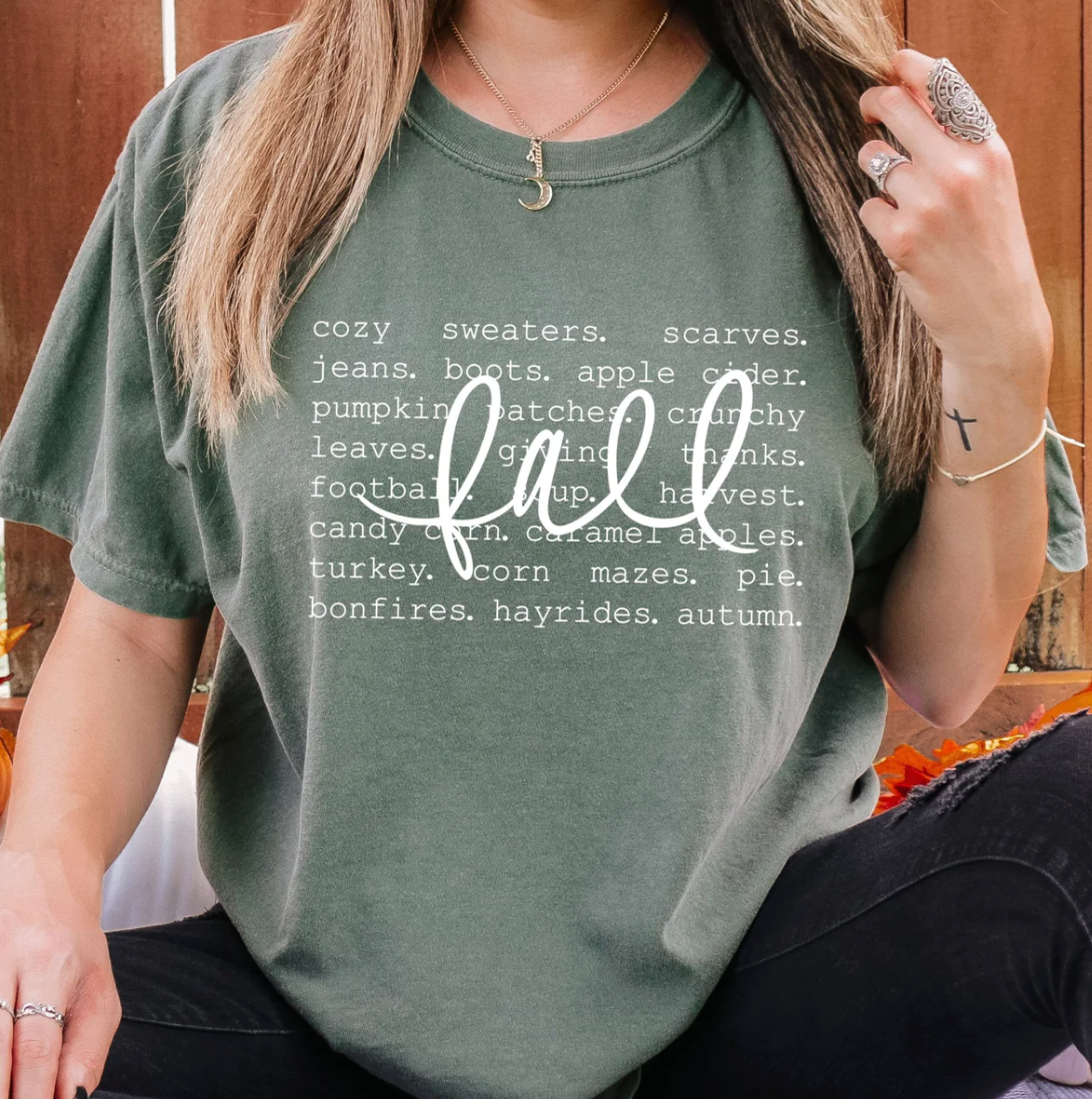 Hello Fall Tshirt - Keep Prominent Boutique
