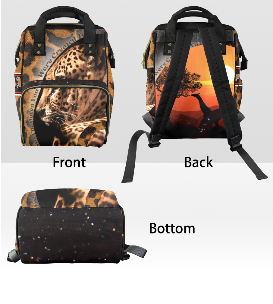 Be The Queen You Were Created To Be Versatile Backpack/Baby Bag