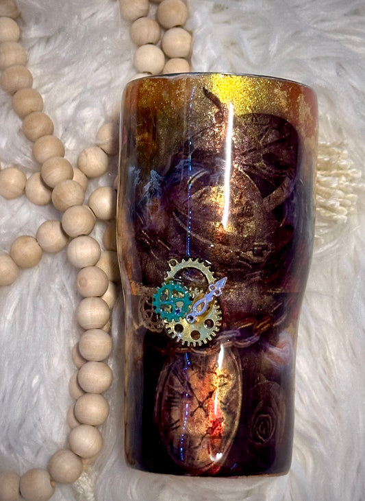 Steampunk Vintage Tumbler, 20 oz curve