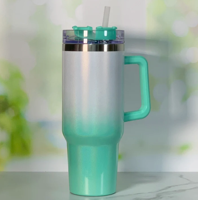 40 oz Ombre Holographic Stainless Steel Tumbler