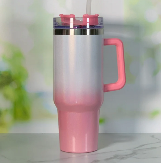 40 oz Ombre Holographic Stainless Steel Tumbler
