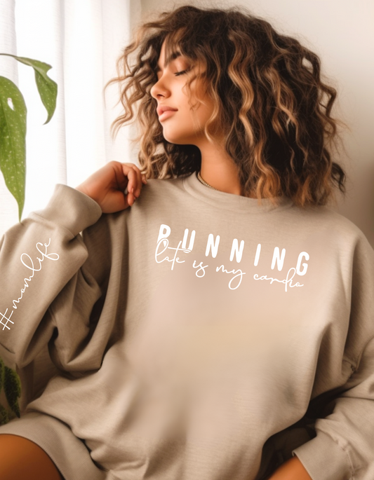 Running Late Is My Cardio Mom Life Sweatshirt, Mom Life Crewneck Sweater