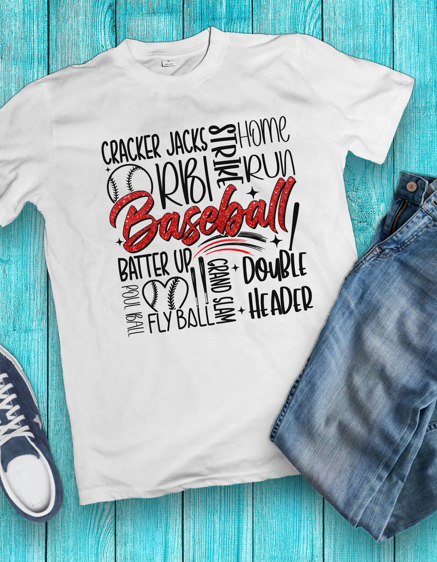 Cracker Jacks, Home Runs, Batter Up Unisex Baseball T-shirt, Game Time Tees