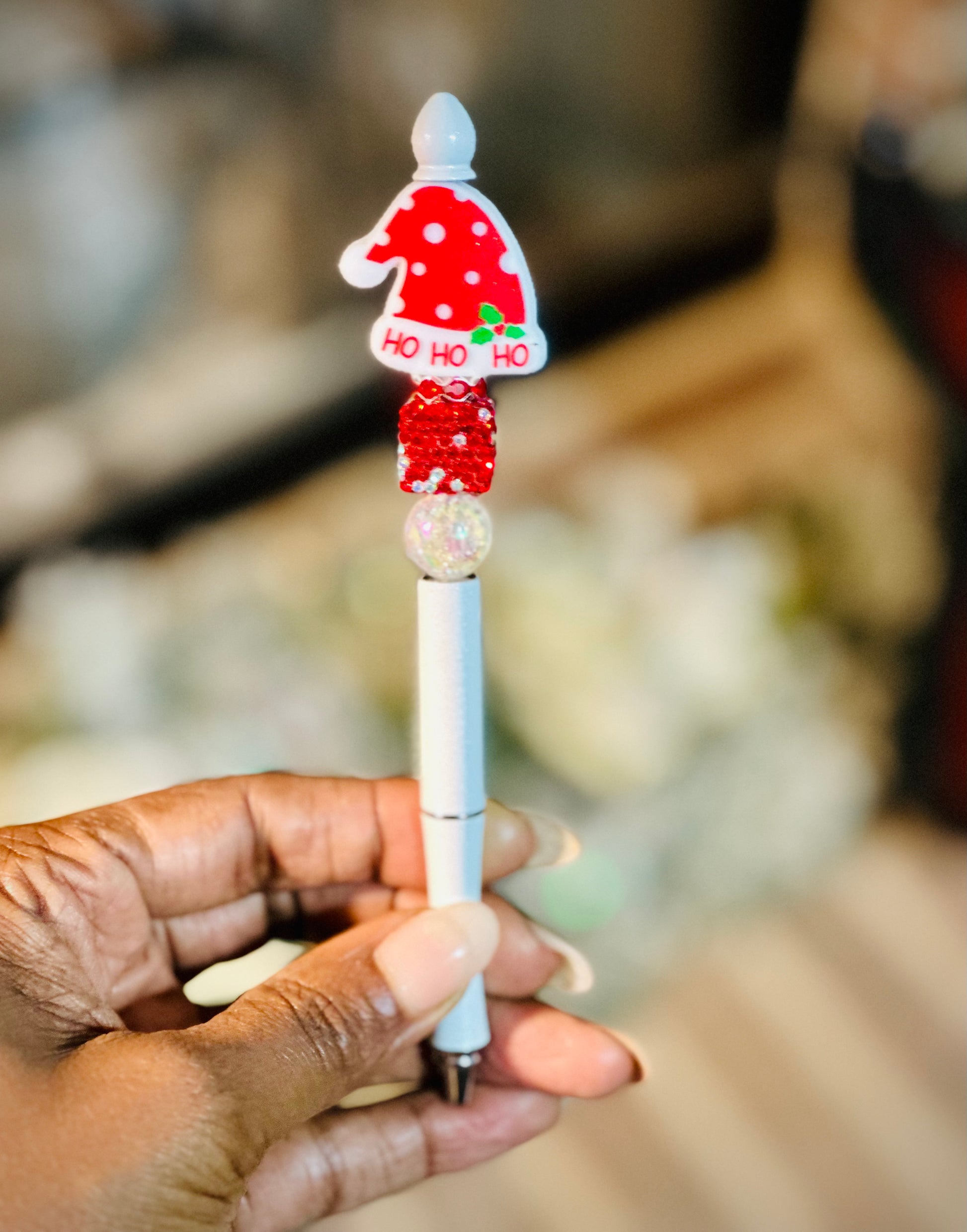 Silicon Focal Beadable, Retractable, Refillable Custom Ink Pens