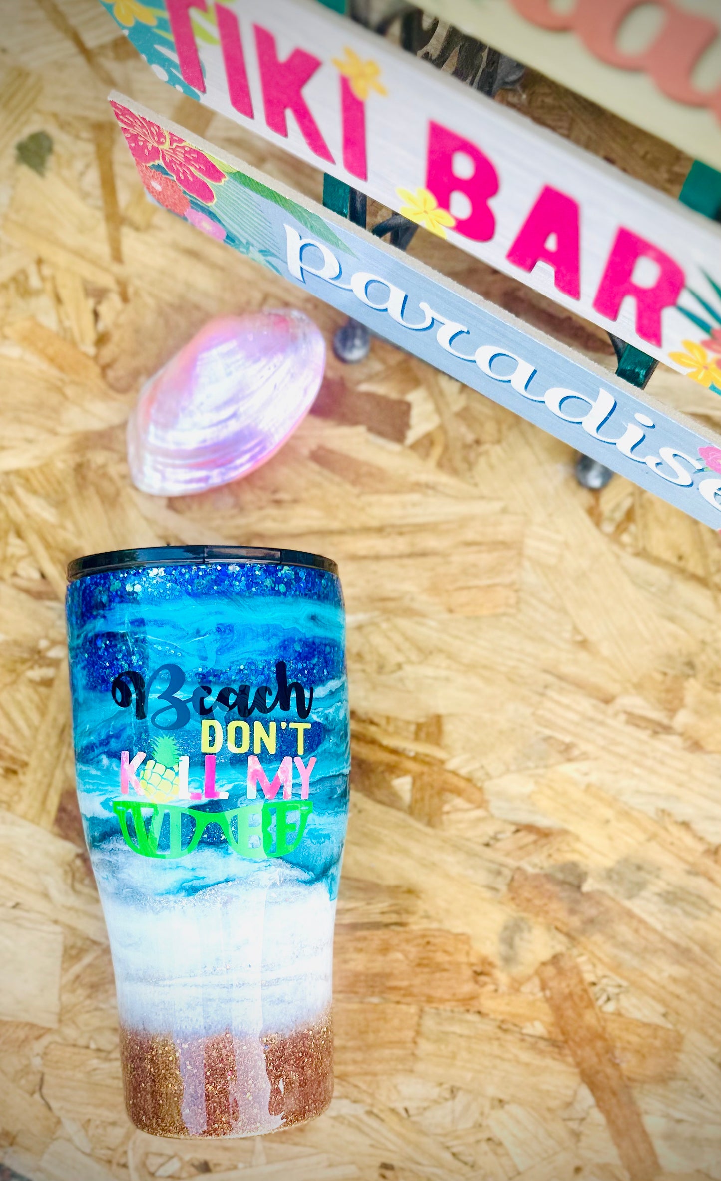 Beach Wave 30oz Curve Tumbler
