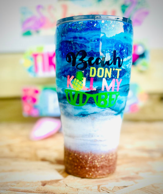 Beach Wave 30oz Curve Tumbler
