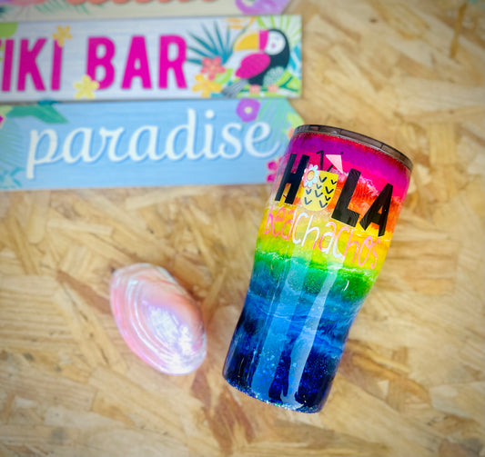 Sunrise Beach Tumbler 20oz Curve - Keep Prominent Boutique