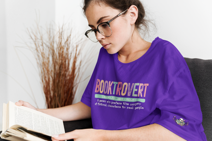 Booktrovert T-shirt, Book Lover T-shirt, Unisex Bookish Tees