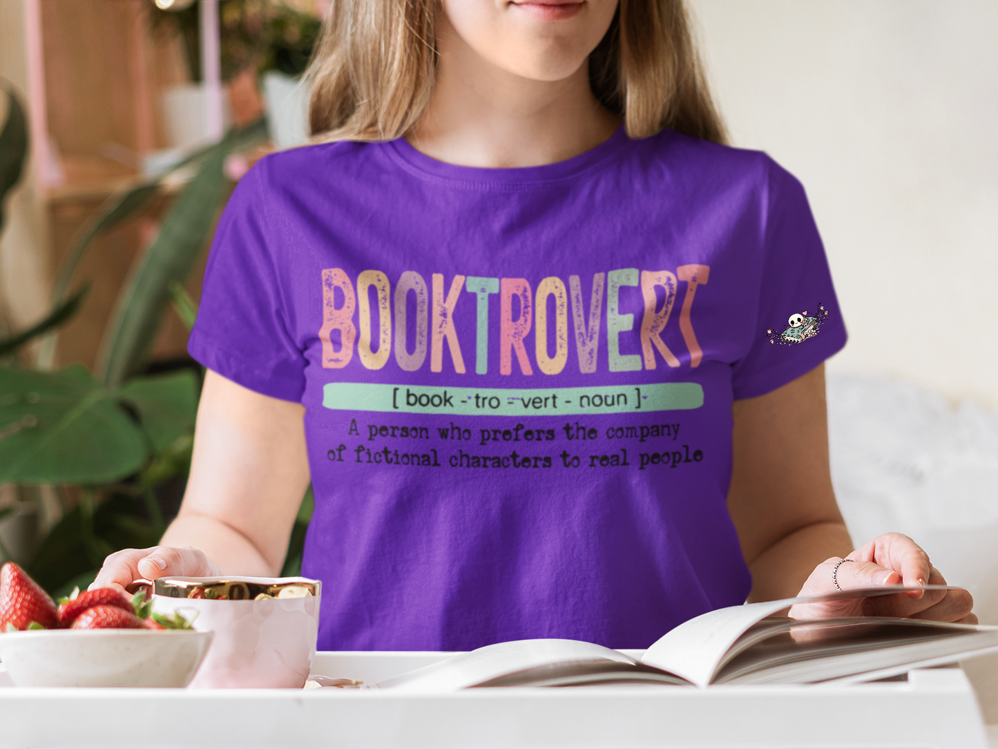 Booktrovert T-shirt, Book Lover T-shirt, Unisex Bookish Tees