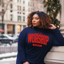 Made to Worship Unisex Crewneck Sweater - Prominent Styles of Sorts- PSS!