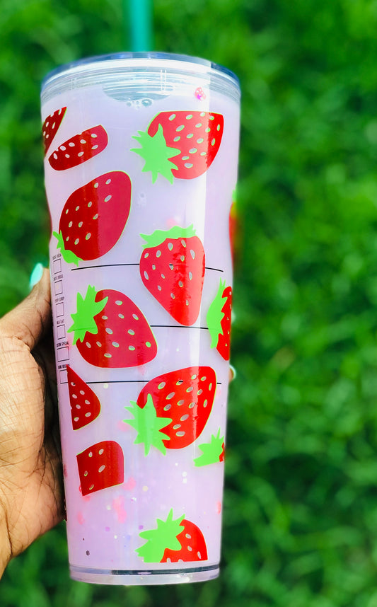 Strawberry Pink Tumbler