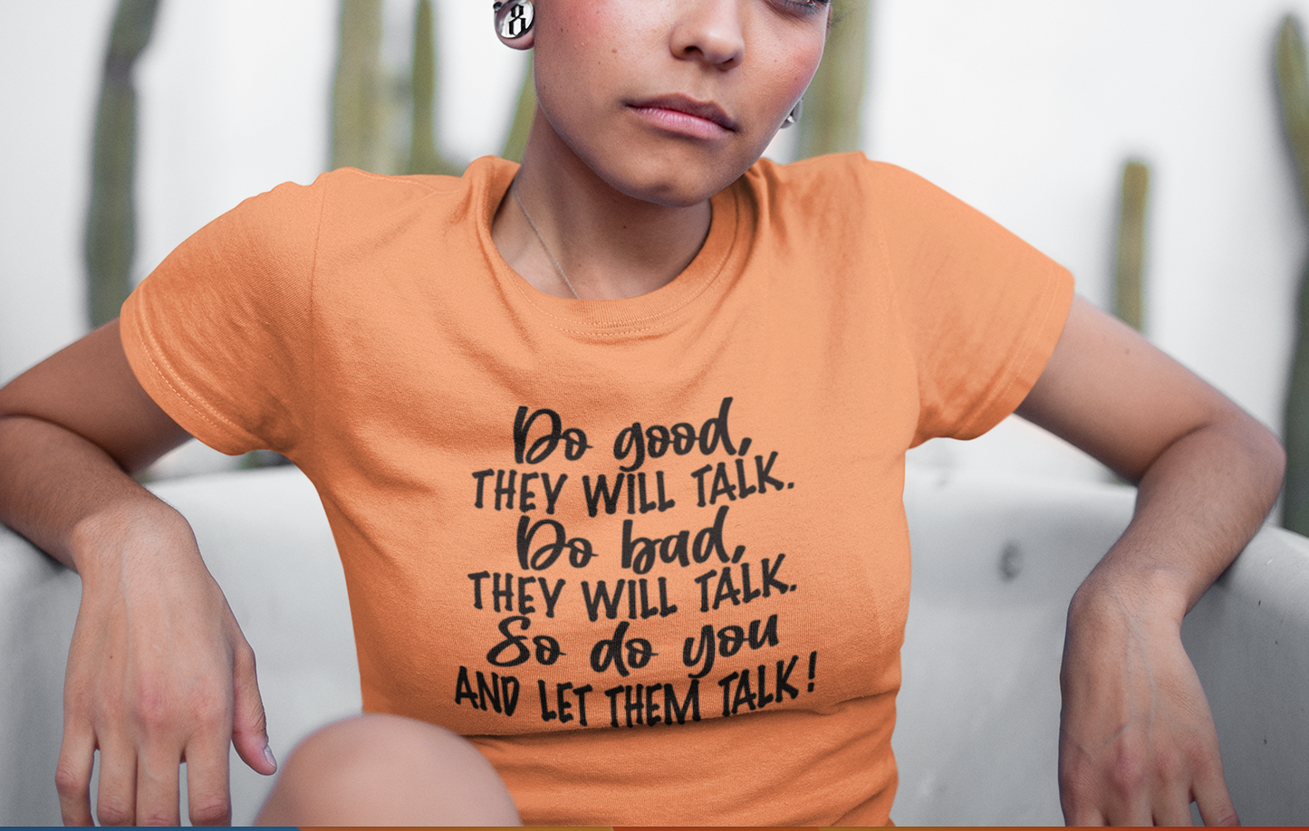 Let Them Talk short sleeve t-shirt - Keep Prominent Boutique