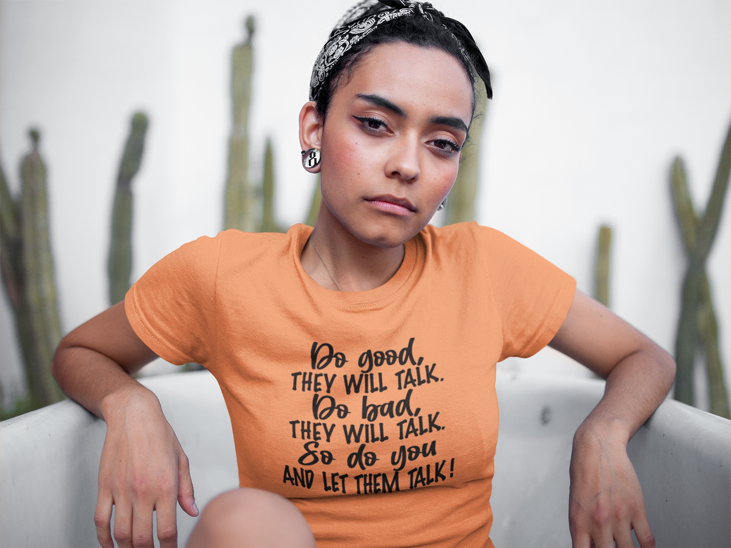 Let Them Talk short sleeve t-shirt - Keep Prominent Boutique