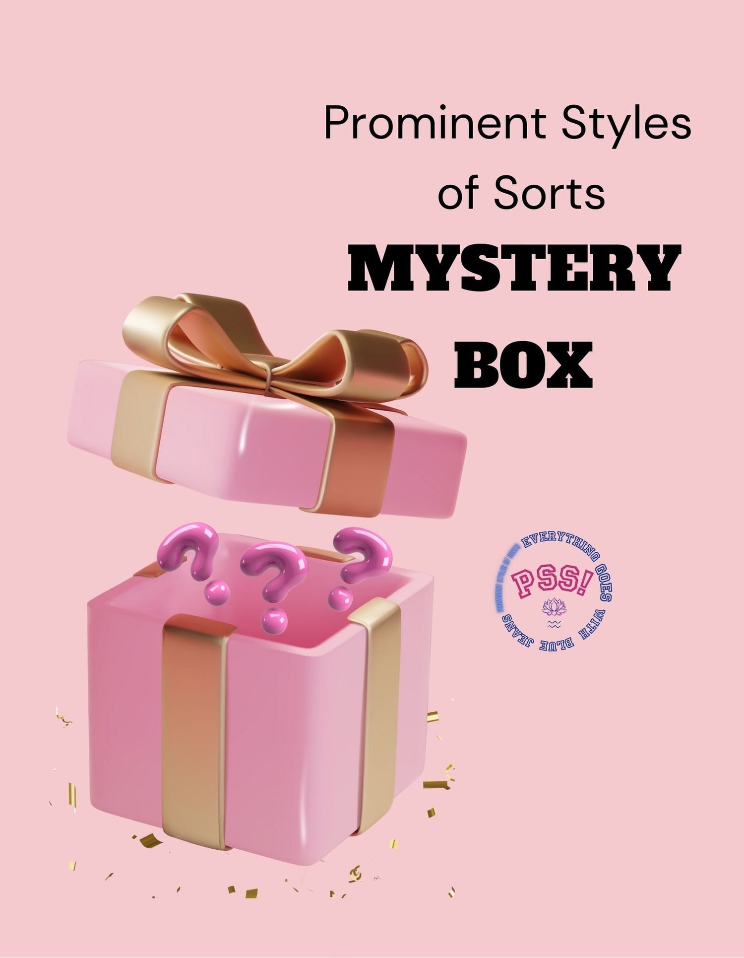 Mystery Apparel Box, Surprise Tumbler Box, Blind Gift Box