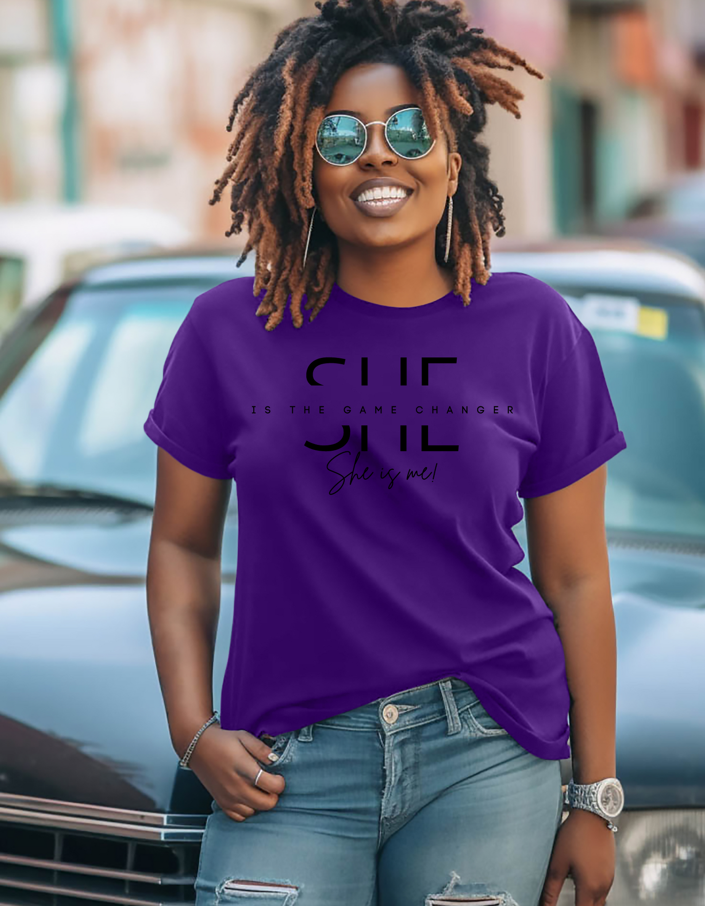 She Changed The Game Soft Cotton Women's T-shirt