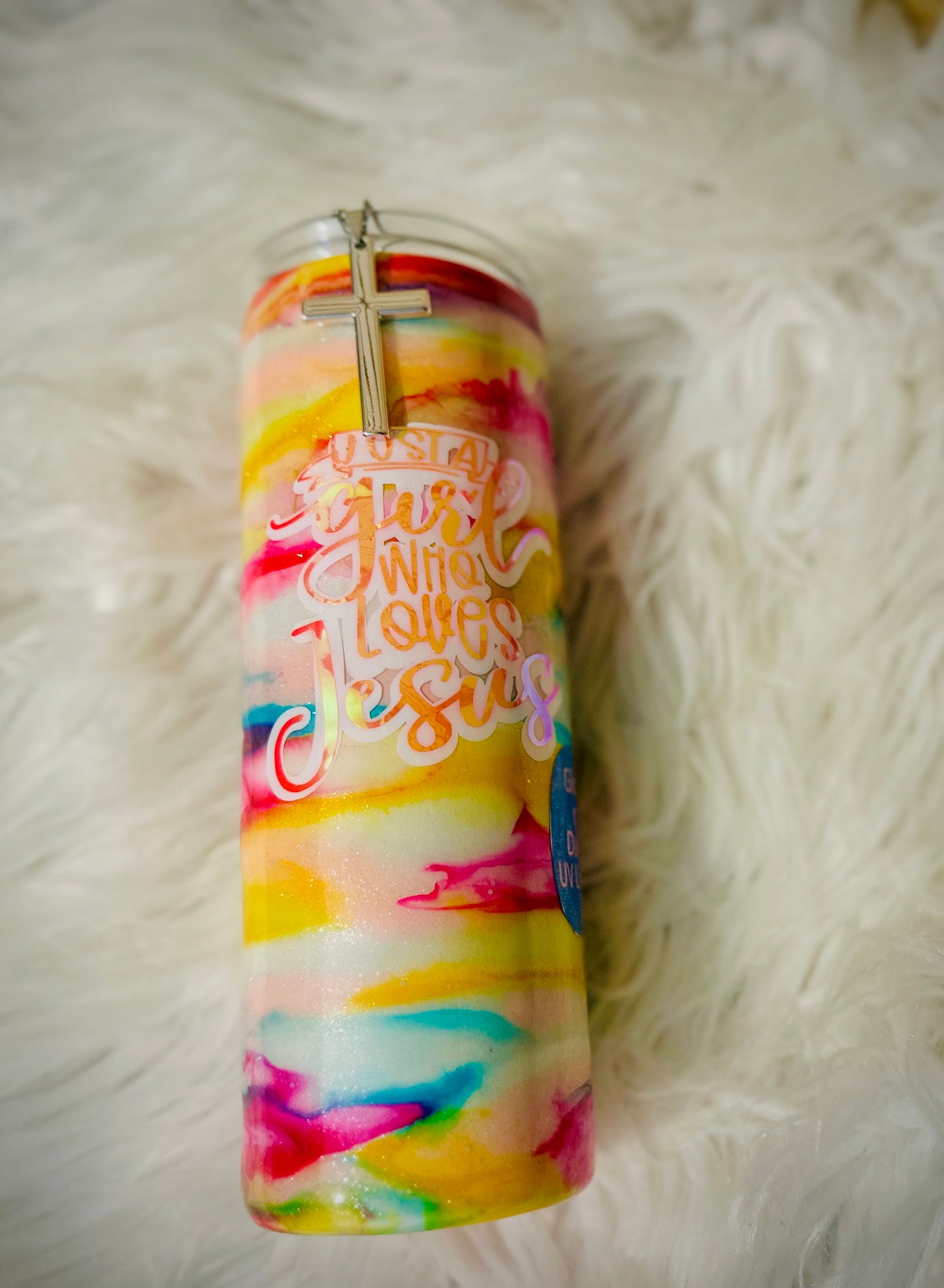 Just A Girl Who Loves Jesus 20oz Tumbler - Keep Prominent Boutique