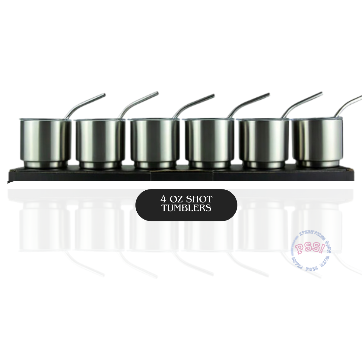 4 oz Mini Stainless Steel Tumblers