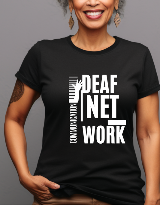 Deaf Network Communication T-shirt - Prominent Styles of Sorts- PSS!