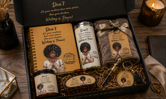 A Date With A Journal Notebook, Journal Gift Set, Notebook Bundles, Writing Self-Care Sets