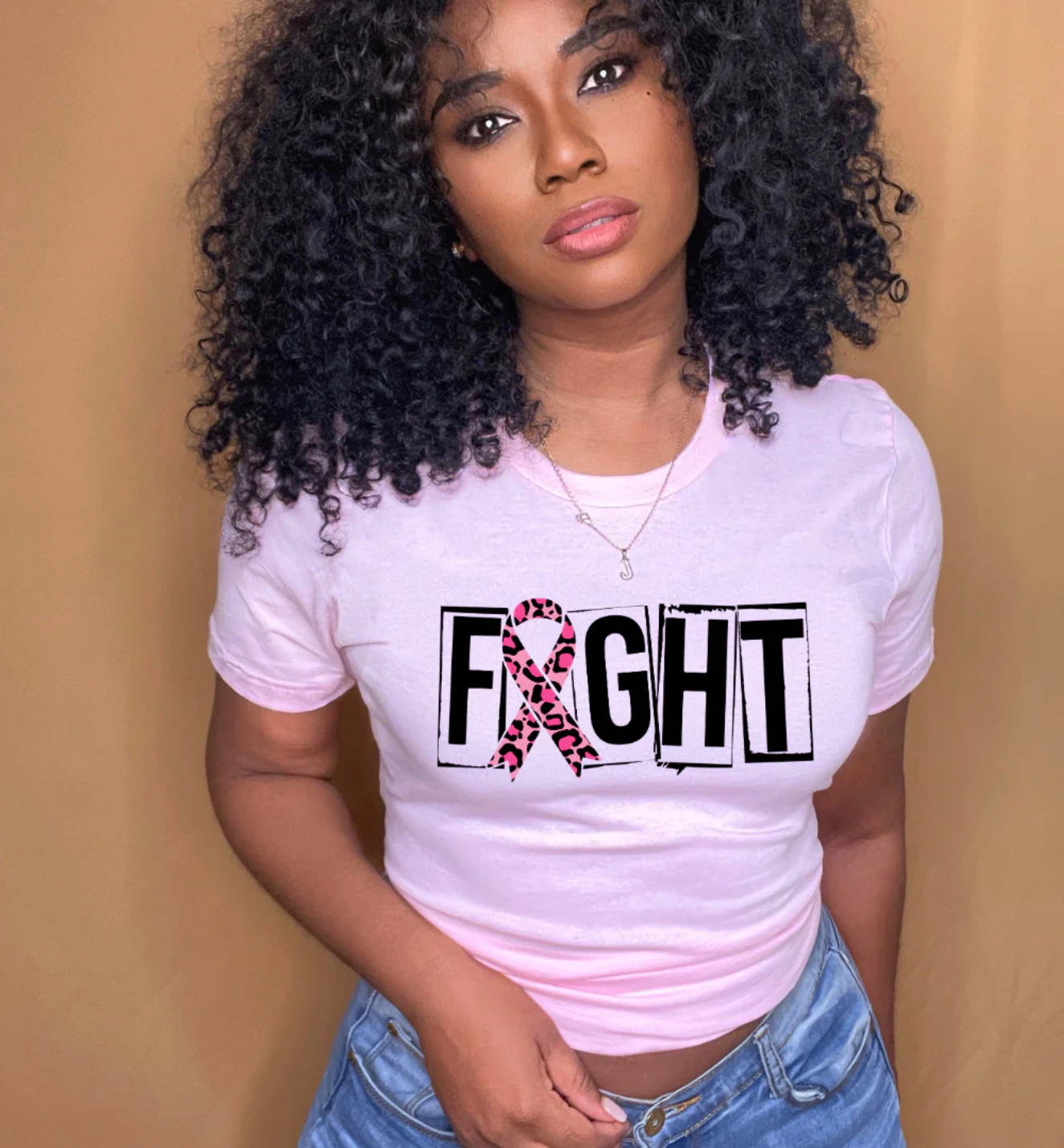 FIGHT Women T-shirt - Keep Prominent Boutique