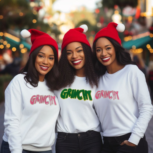 Grinchy Sequin Crewneck Sweater, The Grinchy Christmas Sweater