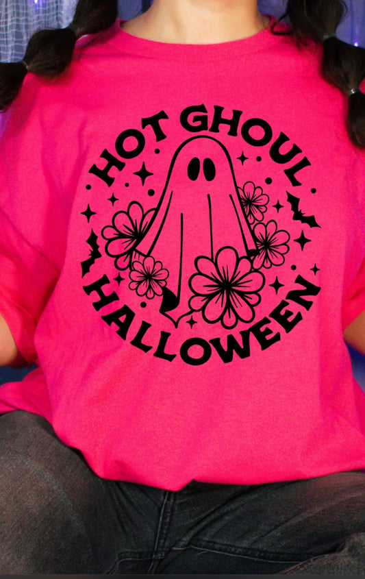 Hot Ghoul Halloween Women Tee - Keep Prominent Boutique
