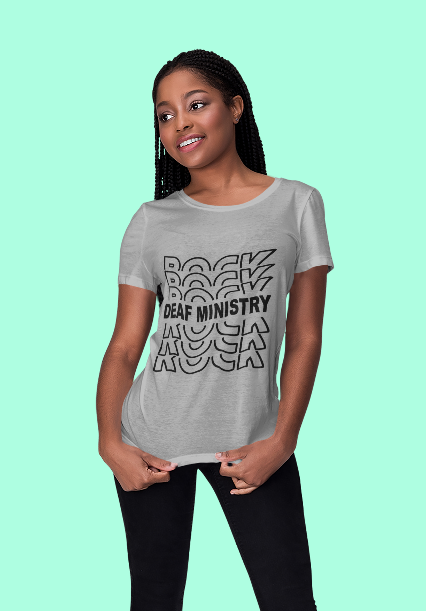 Deaf Ministry Rock T-shirt - Prominent StylS of Sorts- PSS!