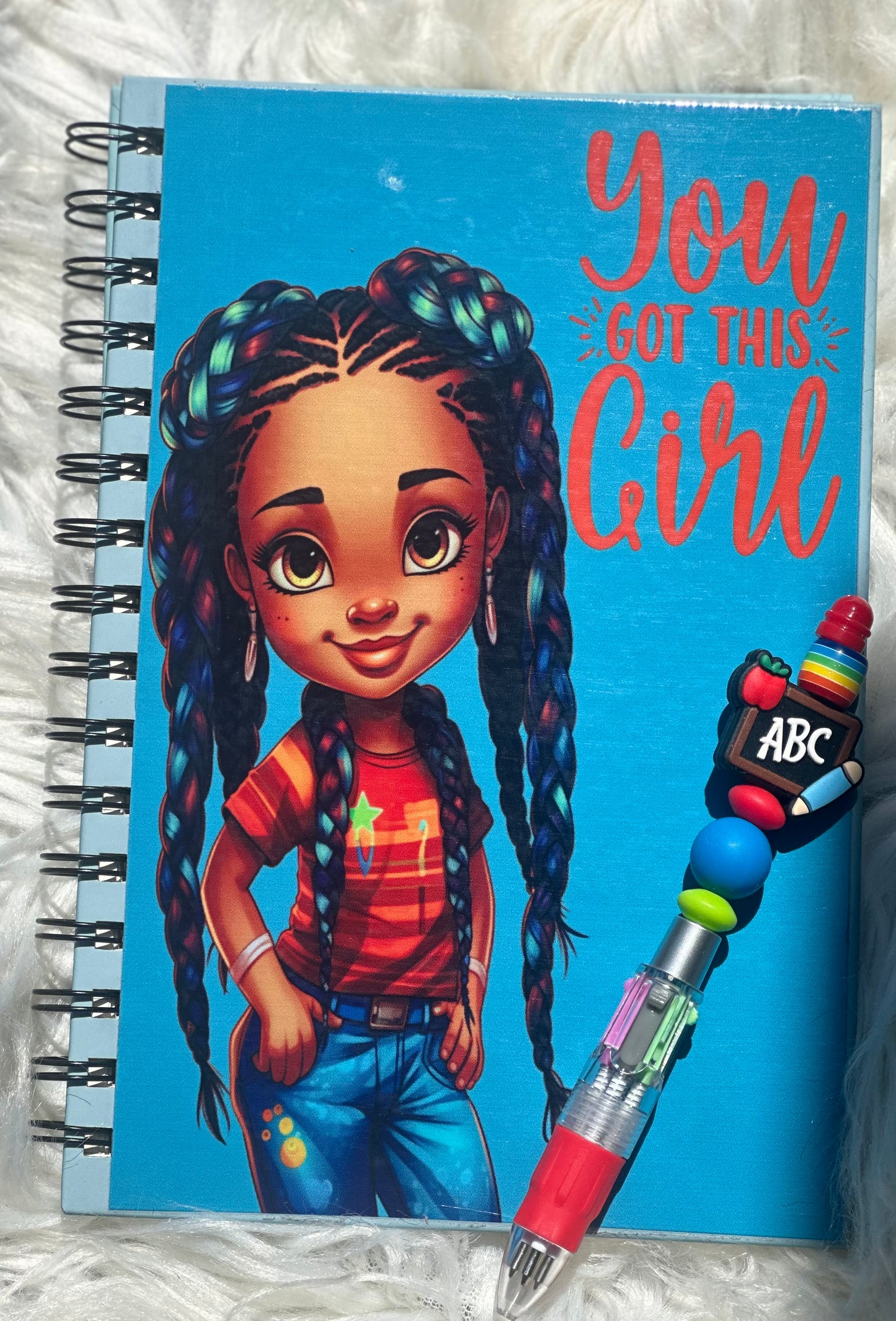 You Go Girl Journal, Self-Motivational Spiral Notebook, Gift For Girls, Affirmations for Teen Girls Book