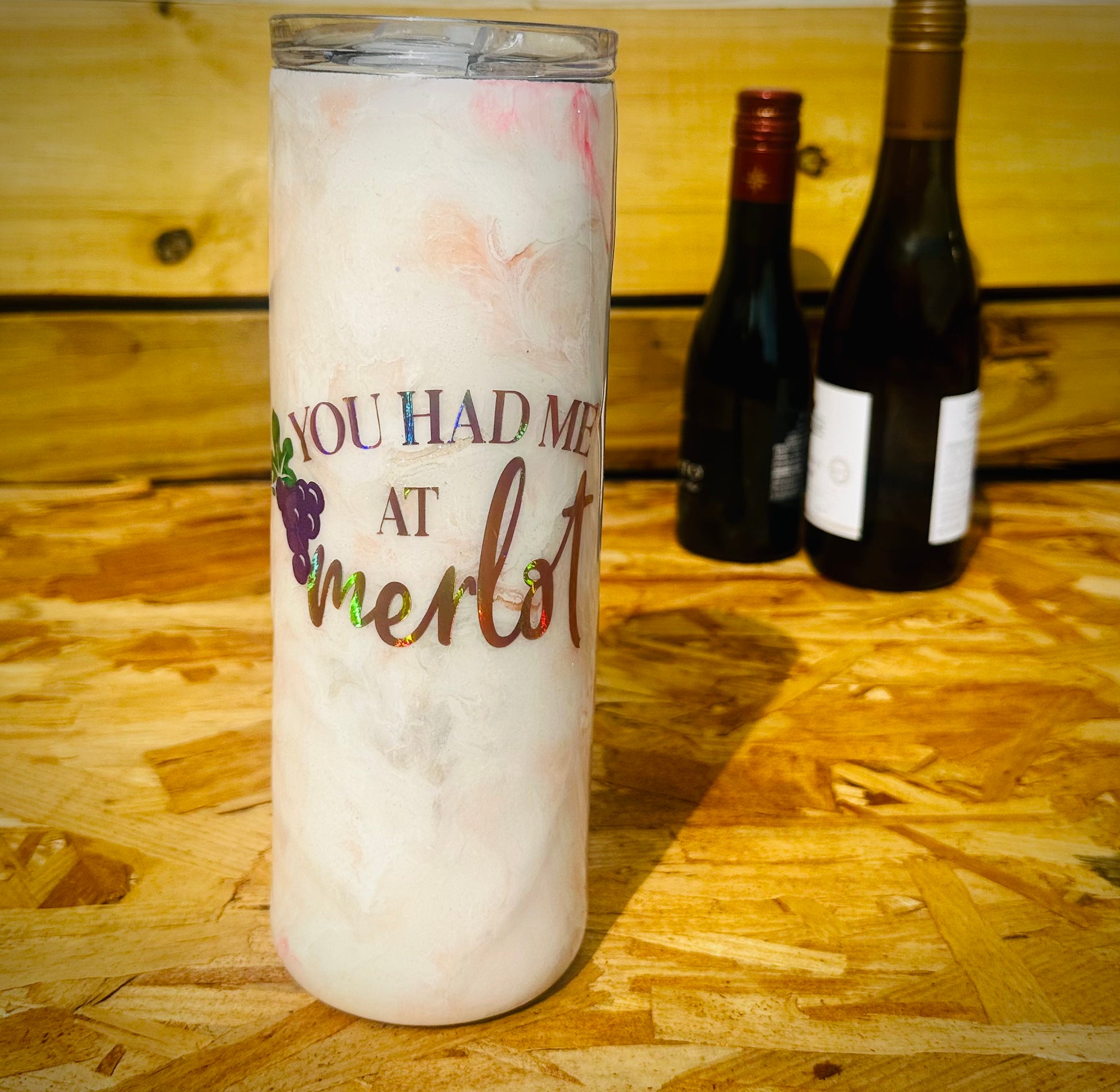 You Had Me At Merlot 20oz Tumbler - Keep Prominent Boutique