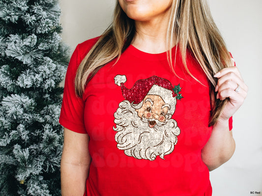 Santa Clause Shimmer Woman T-shirt - Prominent Styles of Sorts- PSS!