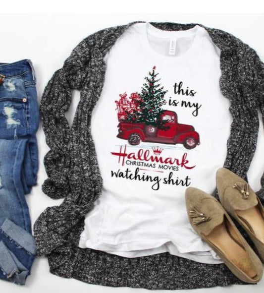 This is my Hallmark Christmas...White Unisex T-shirt - Prominent Styles of Sorts- PSS!