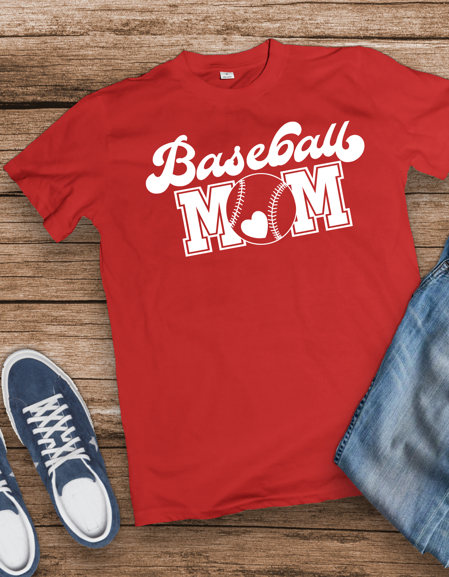 Baseball Mom Short Sleeve Women's T-shirt, Unisex Sports Mom Shirt, Baseball Apparel