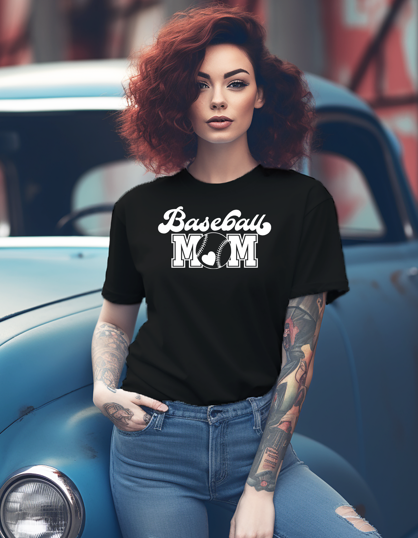Baseball Mom Short Sleeve Women's T-shirt, Unisex Sports Mom Shirt, Baseball Apparel