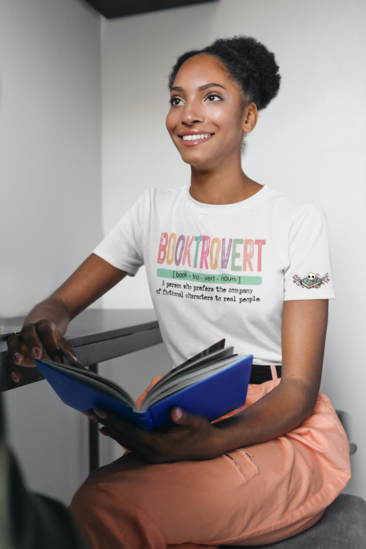 Booktrovert T-shirt, Book Lover T-shirt, Unisex Bookish Tees