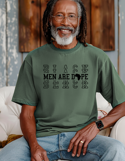 Black Men Are Dope T-shirt, Father's Day Apparel, Black History Graphic Tees