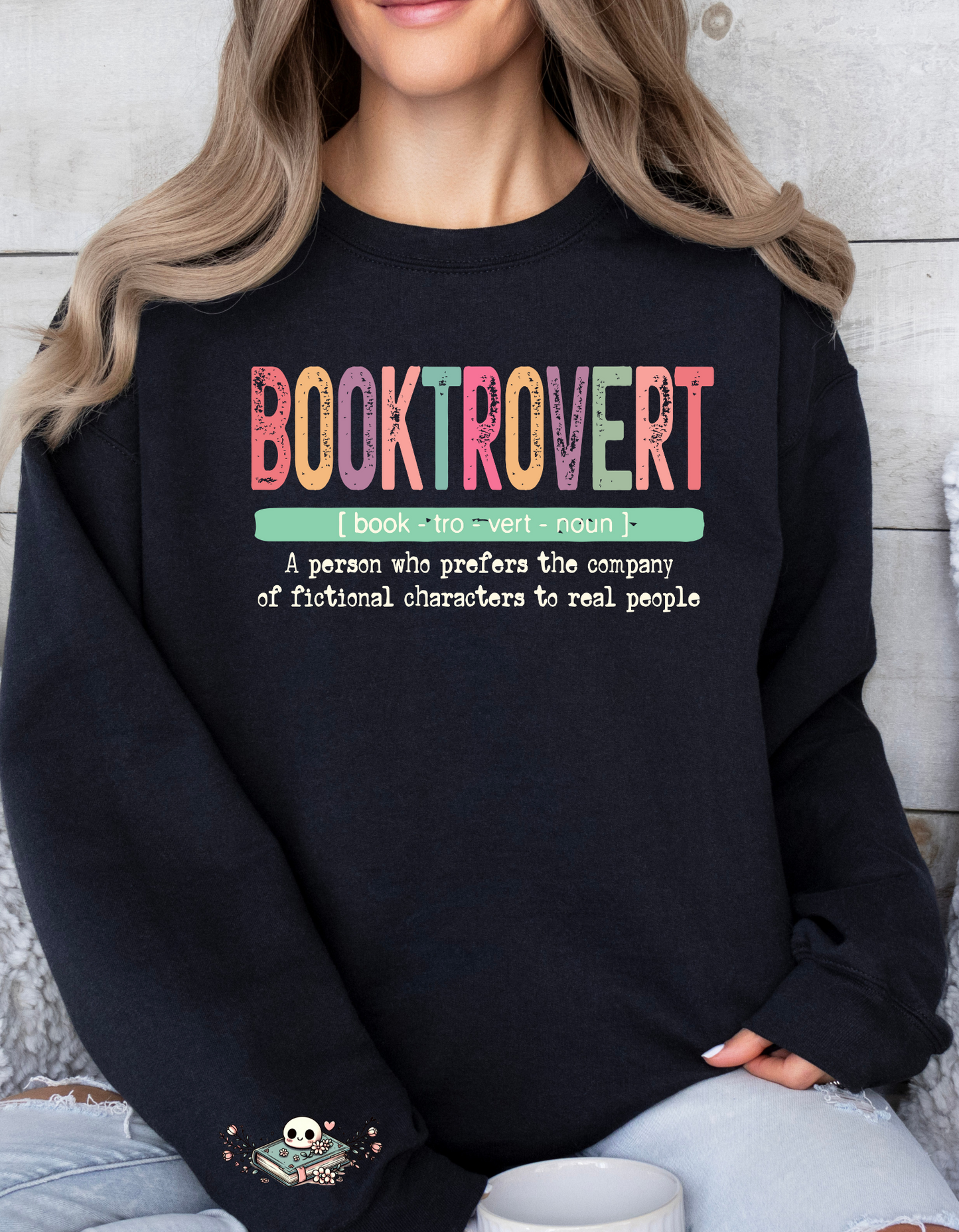Booktrovert Sweatershirt Unisex Book Reader Sweatershirt