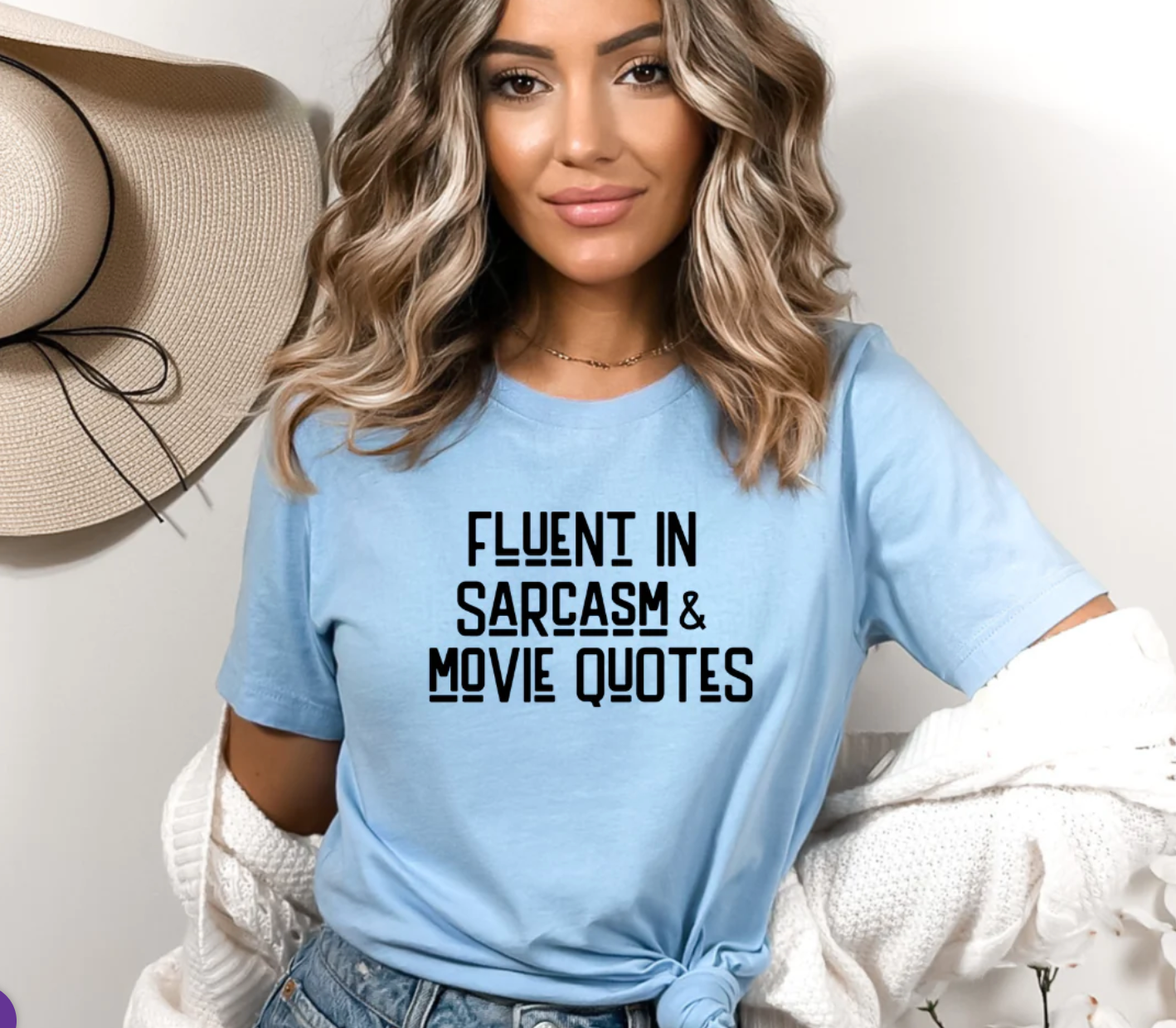 Fluent In Sarcasm 7 Movie Quotes Unisex T-shirt - Keep Prominent Boutique
